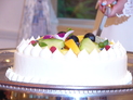 プラン内のケーキ:(ウエディングケーキ:生ケーキ,ナチュラル,フルーツ)